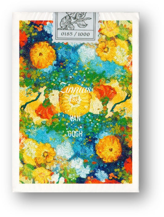 Van Gogh Zinnias (Numbered- Seal) Playing Cards